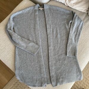 Grey sweater cardigan